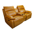 Swing Chair Half Thick Leather Recliner Sofa Set 192 